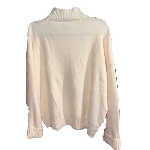Venini Cream Cowl Turtleneck Sweater Soft Knit - Picture 7 of 7